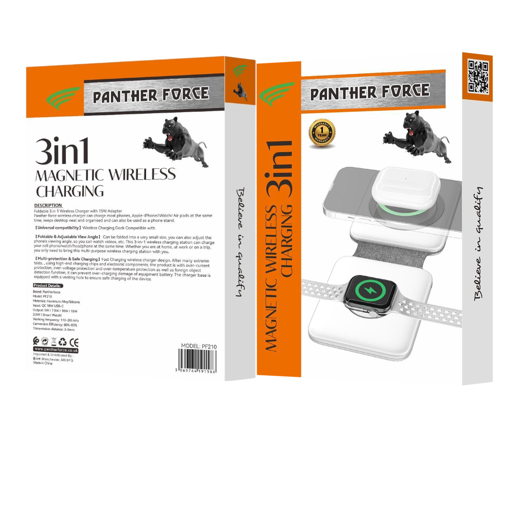 PF210- PANTHER FORCE 2 IN 1 WIRELESS CHRAGER PF210- PANTHER FORCE 2 IN 1 WIRELESS CHRAGER